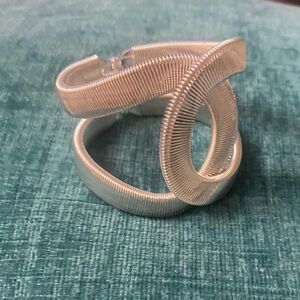 Silver Coil Bracelet